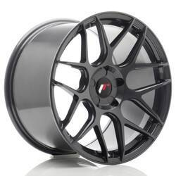 Felga aluminiowa 18" Japan Racing JR18 18x10,5 ET0-25 5H BLANK Hyper Gray