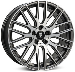Felga aluminiowa 18" mbDESIGN KV4 18x8,5 ET45 5x120 Szary matt polerowany