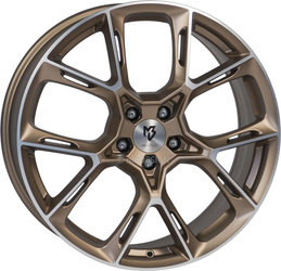 Felga aluminiowa 21" mbDESIGN KX1 21x9 ET26 5x112 Brązowy jasny matt polerowany