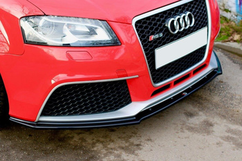Splitter przedni Maxton V1 Audi RS3 8P (czarny połysk)