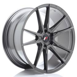 Felga aluminiowa 21" Japan Racing JR21 21x11 ET15-55 Blank Hyper Gray