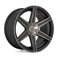 Felga aluminiowa 24" Niche Carina 24x10 ET25 5x139,7 Matte Machined Double Dark Tint