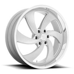 Felga aluminiowa 24" US Mag Desperado 24x10 ET25 6x139,7 Silver Brushed Face Milled Diamond Cut Milled