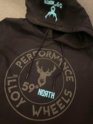 59 North Wheels - Bluza z kapturem S
