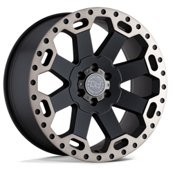 Felga aluminiowa 17" Black Rhino Warlord 17x9 ET-12 8x180 Matte Black W/ Machined Dark Tint