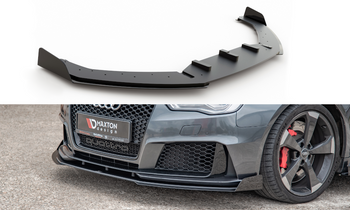 Splitter Przedni Street Pro + Flaps Maxton Audi RS3 8V Sportback