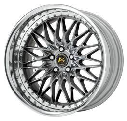 Felga aluminiowa Work Wheels VS XV 18" Brilliant Silver Black(BSB)