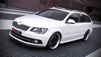 Dokładki Progów Maxton Skoda Superb Mk2