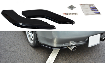 Splittery tylne boczne Maxton Infiniti G35 Coupe (czarny połysk)