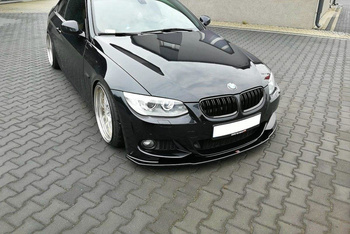 Splitter przedni Maxton V1 BMW 3 E92 M-Pack Polift (czarny połysk)