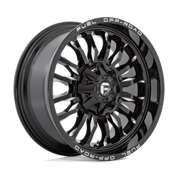 Felga aluminiowa 20" Fuel Arc 20x10 ET-18 8x180 Gloss Black Milled