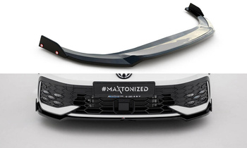 Splitter Przedni V.3 Maxton + Flaps Volkswagen Golf GTI / GTE / R-Line Mk8 Facelift