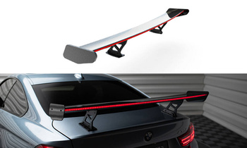 Karbonowy Spoiler Z Wewnętrznymi Wspornikami + LED Maxton BMW 4 F32 / 4 F32 M-Pack Coupe