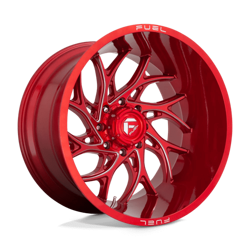 Felga aluminiowa 22" Fuel Runner 22x10 ET-18 6x139,7 Candy Red Milled