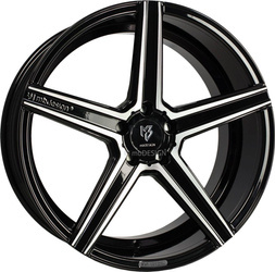 Felga aluminiowa 20" mbDESIGN KV1 20x9 ET33 5x112 Czarny połysk polerowany