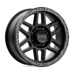 Felga aluminiowa 20" KMC Mesa 20x9 ET0 8x165,1 Satin Black With Gloss Black Lip