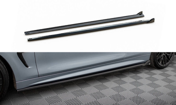 Dokładki Progów V.2 Maxton BMW 4 Coupe / Gran Coupe / Cabrio M-Pack F32 / F36 / F33