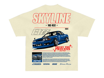 T-shirt Nightride SKYLINE oversize - EXTRA-SMALL