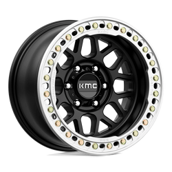 Felga aluminiowa 17" KMC KM235 GRENADE CRAWL BEADLOCK 17x9 ET-38 6x139,7 Satin Black