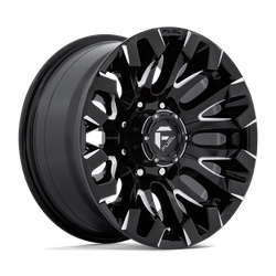 Felga aluminiowa 18" Fuel D828 QUAKE 18x9 ET1 8x180 Gloss Black Milled