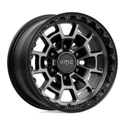 Felga aluminiowa 17" KMC Summit 17x8,5 ET0 5x127 Satin Black With Gray Tint