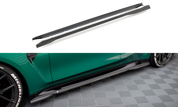 Karbonowe Splittery Boczne Prepreg Maxton BMW M3 Sedan / Touring G80 / G81