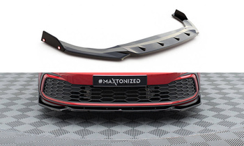 Splitter Przedni V.2 + Flaps Maxton Volkswagen Golf GTI / GTE / GTD / R-Line Mk8