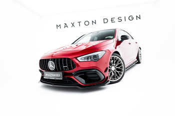 Splitter Przedni V.4 Maxton Mercedes-AMG CLA 45 Aero C118