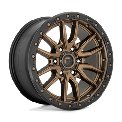 Felga aluminiowa 18" Fuel Rebel 18x9 ET1 5x127 Matte Bronze Black Bead Ring