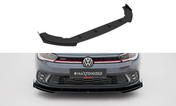 Splitter Przedni Street Pro + Flaps Maxton Volkswagen Polo GTI Mk6 Facelift