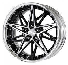 Felga aluminiowa Work Wheels SCHWERT SG1 19" Black Cut Clear(BP)