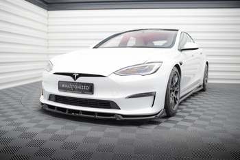 Splitter Przedni V.1 Maxton Tesla Model S Plaid Mk1 Facelift