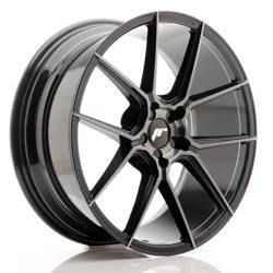 Felga aluminiowa 20" Japan Racing JR30 20x8,5 ET20-42 5H BLANK Black Brushedw/TintedFace