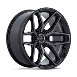 Felga aluminiowa 18" Fuel FLUX 18x9 ET20 6x114,3 Gloss Black Brush Fc Gray Ddt