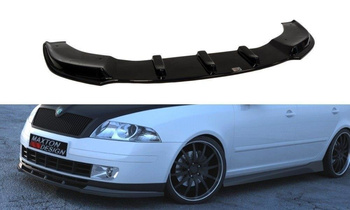 Splitter przedni Maxton Skoda Octavia MK2 (czarny połysk)