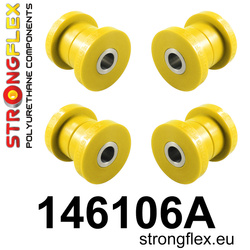 Zestaw tulei tylnej belki SPORT Peugeot 206 / 206+ (98-12)
