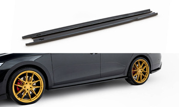 Dokładki Progów V.1 Maxton Skoda Octavia RS Combi / Liftback MK4 / Mk4 Facelift