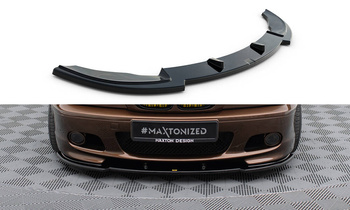 Splitter przedni Maxton BMW 3 E46 M-Pack Coupe (czarny połysk)
