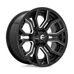 Felga aluminiowa 20" Fuel Rage 20x10 ET-18 5x127/139,7 Gloss Black Milled