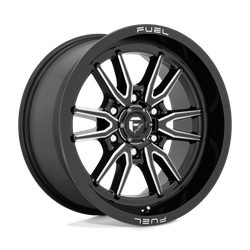 Felga aluminiowa 18" Fuel Clash 18x9 ET1 6x120 Gloss Black Milled