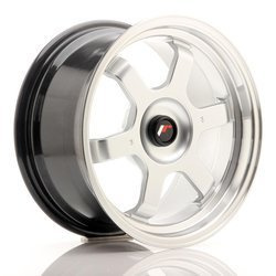 Felga aluminiowa 16" Japan Racing JR12 16x8 ET20-22 BLANK Hyper Silver w/MachinedLip