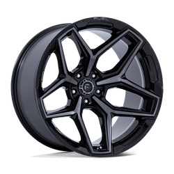 Felga aluminiowa 17" Fuel 1PC FLUX 17x9 ET-12 5x127 Gloss Black Brush Fc Gray Ddt