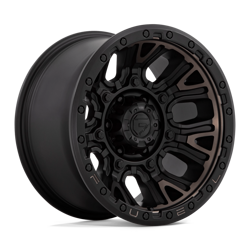 Felga aluminiowa 17" Fuel Traction 17x9 ET1 5x127 Matte Black With Double Dark Tint