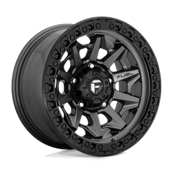 Felga aluminiowa 18" Fuel Covert 18x9 ET-12 6x139,7 Matte Gun Metal Black Bead Ring