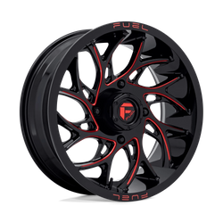 Felga aluminiowa 18" Fuel D779 RUNNER UTV 18x7 ET13 4x137 Gloss Black Milled Candy Red