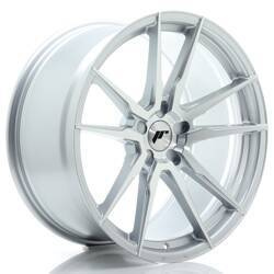 Felga aluminiowa 20" Japan Racing JR21 20x10 ET20-48 5H BLANK Silver Machined Face