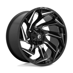 Felga aluminiowa 24" Fuel Reaction 24x12 ET-44 6x135/139,7 Gloss Black Milled