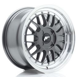 Felga aluminiowa 16" Japan Racing JR23 16x8 ET20-45 4H BLANK Hyper Gray w/Machined Lip