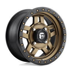 Felga aluminiowa 14" Fuel D583 ANZA 4+3 14x7 ET13 4x156 Matte Bronze Black Bead Ring