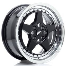 Felga aluminiowa 16" Japan Racing JR6 16x7 ET35 4x100 Gloss Black w/Machined Lip